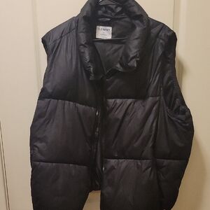 Old Navy Midnight Black Quilted Vest